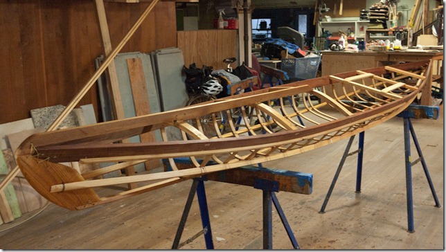 End of day 3. The frame is done and has been oiled End of day 3. The frame is done and has been oiled