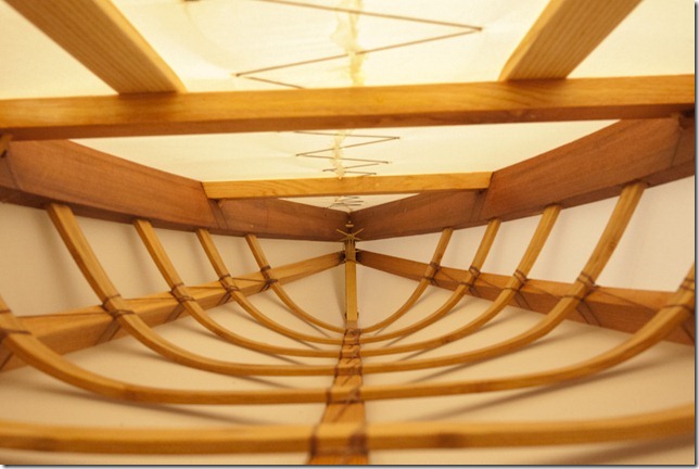 My boat, from the inside, fully tensioned My boat, from the inside, fully tensioned
